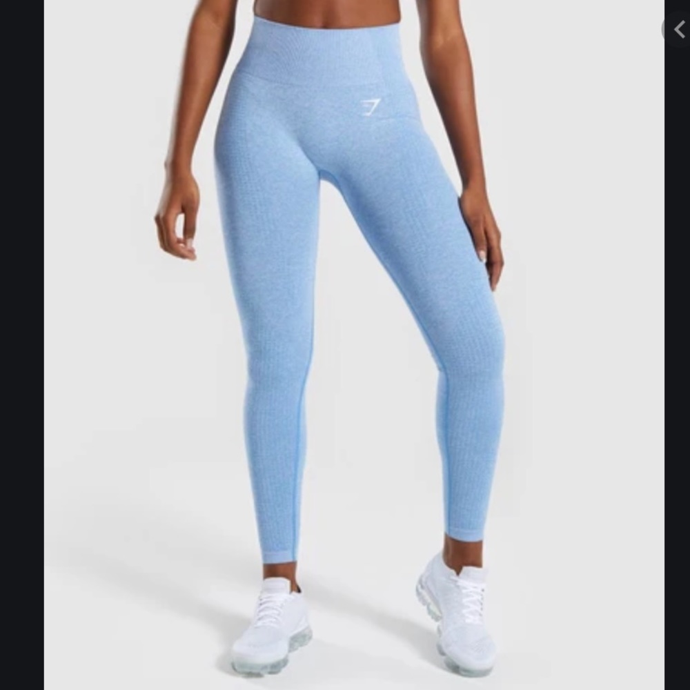Gymshark Vital Seamless Blue Leggings